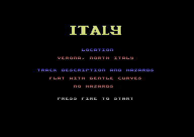 Lotus Esprit Turbo Challenge screenshot 4 for Commodore 64